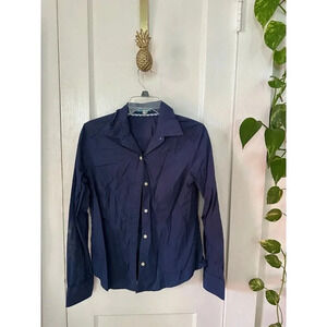 GH Bass & Co Women’s size Medium dark blue button down